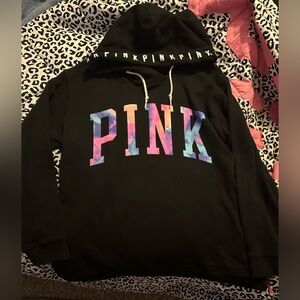 PINK WATERCOLOR HOODIE